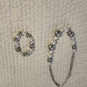 Custom made pearl set